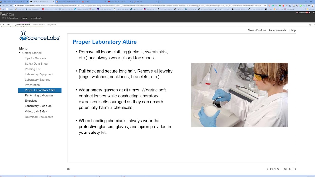 Getting Started - Lab Safety