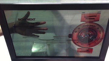 19 inch transparent lcd display with IR multi touch screen