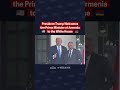 President Donald J. Trump welcomes the Armenian Prime Minister to the White House. 🇺🇸🇦🇲