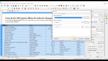 ¿CÓMO ORDENAR DATOS EN LIBREOFFICE CALC?
