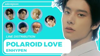 [REQUESTED] ENHYPEN - POLAROID LOVE (line distribution) ||| adorejoon