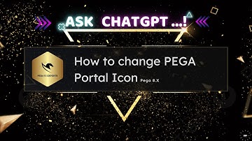 How to Change Pega Portal Icon || Change Pega Icon in browser tab || Ask Chat GPT