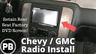 2007  2014 Chevy GMC Stereo Install Tahoe Suburban Yukon Impala Avalanche