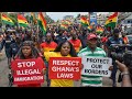 MASSIVE PROTEST IN ACCRA 🇬🇭 | GHANAIANS DEMAND STRONGER ACTION ON ILLEGAL IMMIGRATION