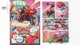 Kids Story with mural - Cat Ninja Book 6