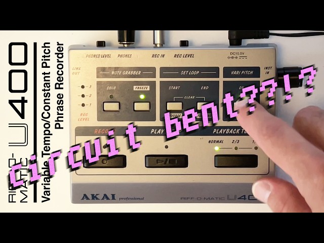 Akai Riff-O-Matic U400 / LTC1799 Clock Mod - YouTube