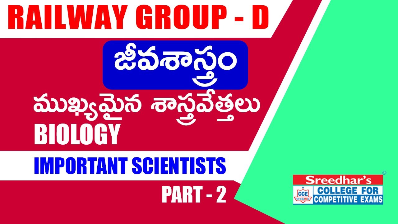 Important Scientists Names & Their Inventions/discoveries | BIOLOGY in Telugu