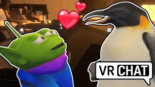 [पेंगुइन डेटिंग] VRChat के मज़ेदार पल screenshot 3