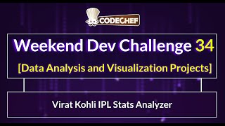 Virat Kohli IPL Stats Analyzer | Weekend Dev 34 | Data Analysis and Visualization Project
