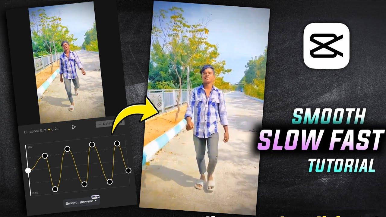 🔥Smooth Slow - Fast ( Slomotion) Video Editing Capcut | capcut video ...