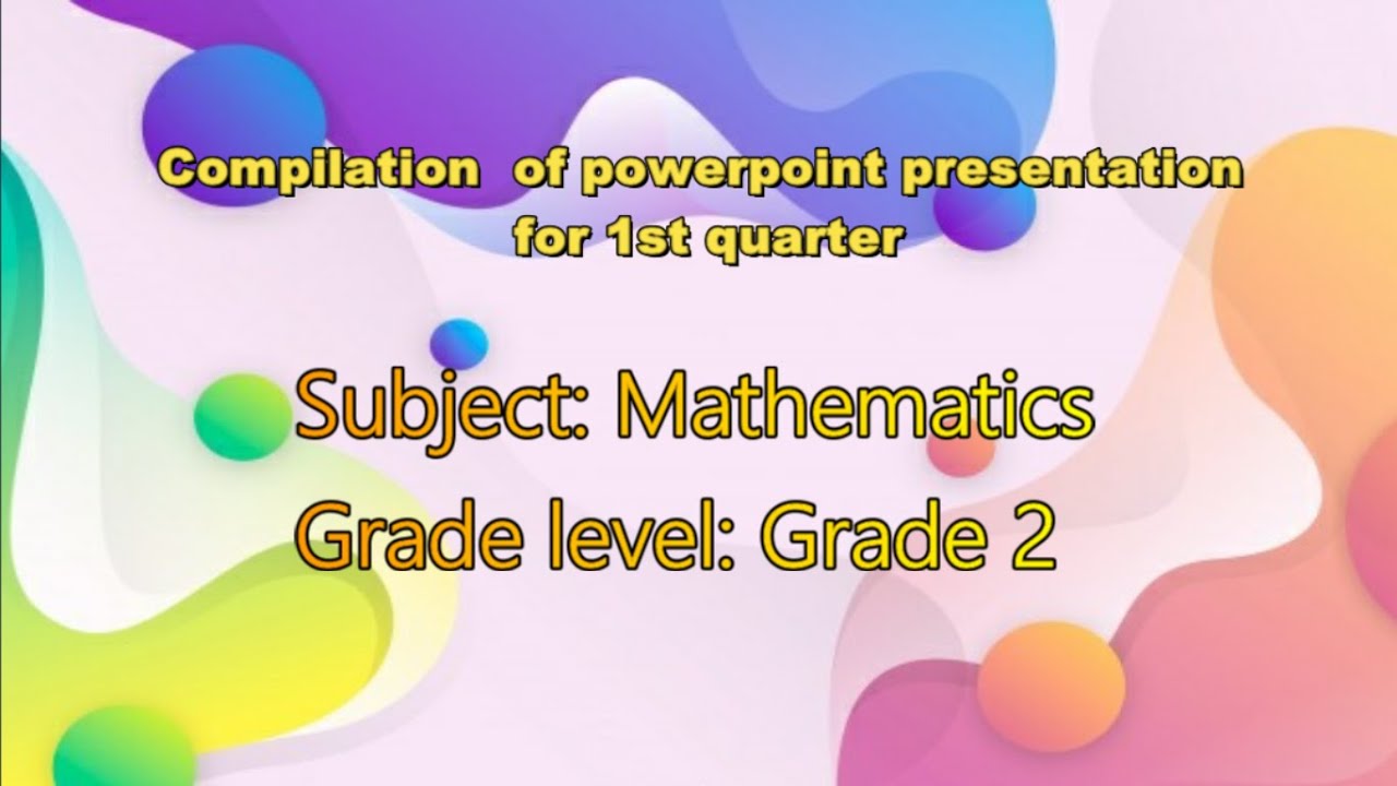 grade 2 powerpoint presentation quarter 1 week 4 melc based