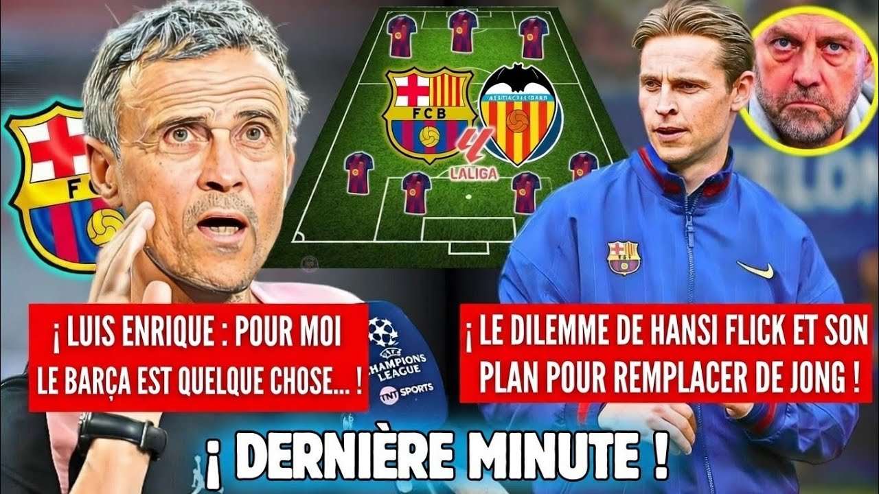 BARÇA EN DANGER 😱 FRENKIE OUT, RAPHINHA CROIT À LA REMONTADA, LUIS ENRIQUE DE RETOUR ?!