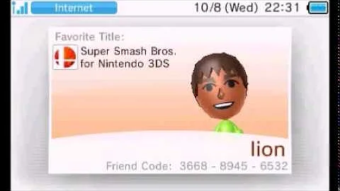 Fight me in Super Smash Bros for 3DS!