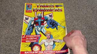 Transformers generation one issue 34 marvel UK comic complete collection. G1 exclusive story artwork