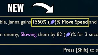 Janna got a nice buff...