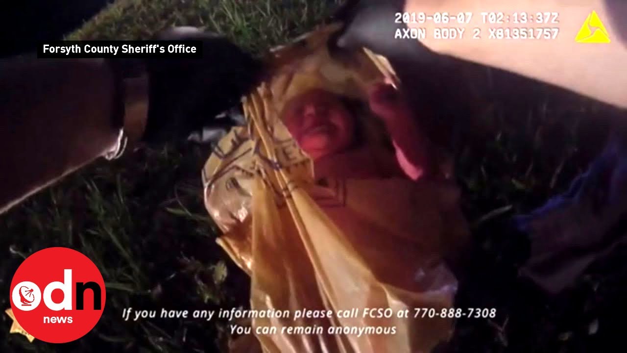 Bodycam Video Shows Dramatic Moment Police Found Baby in Plastic Bag Abandoned in Georgia Woods: 'Look at ...