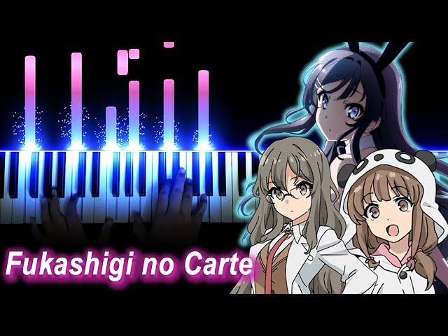 【FULL】Seishun Buta Yarou wa Bunny Girl Senpai no Yume wo Minai ED - Fukashigi no Carte (Piano) class=