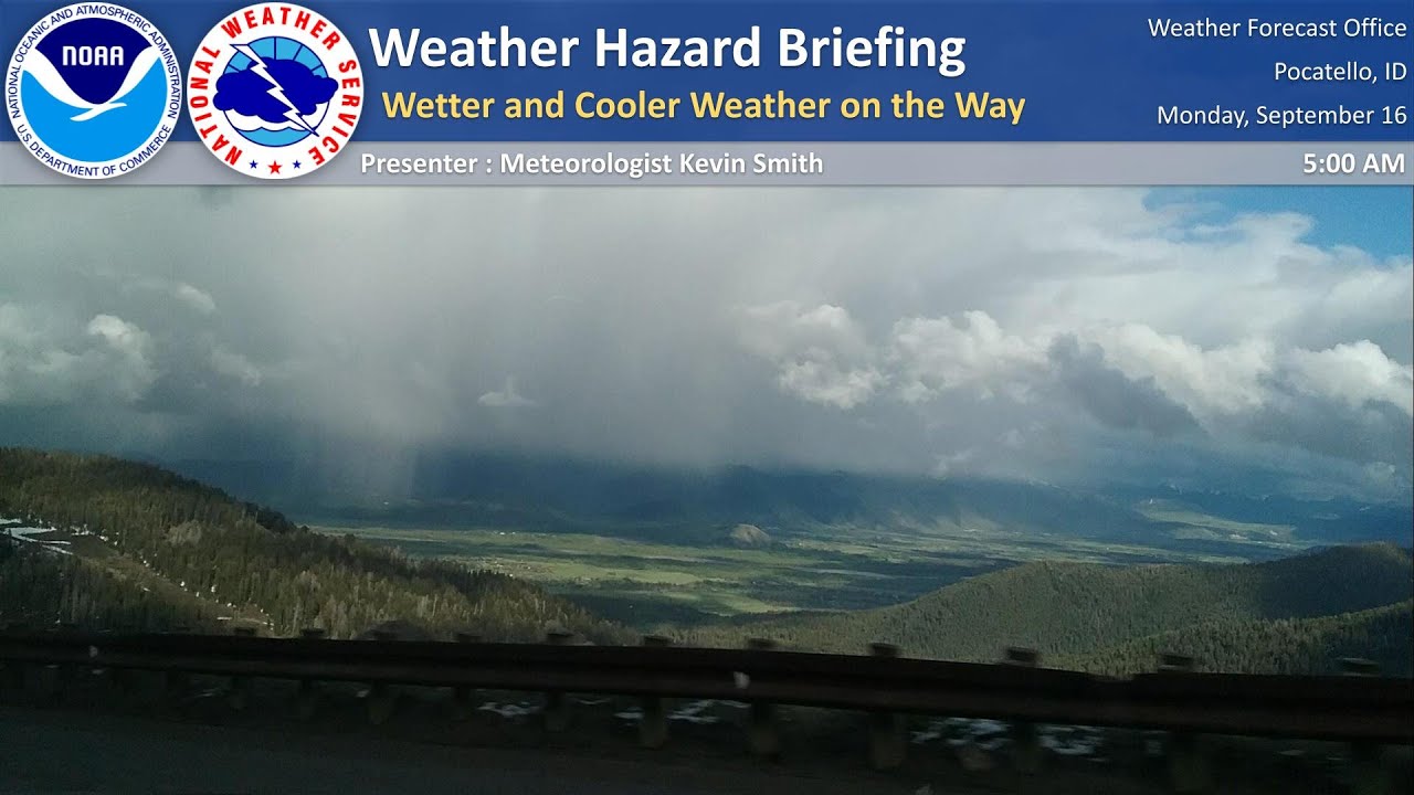 09/16/24 Hazard Briefing - Wetter and Cooler Weather on the Way - YouTube