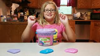 Nickelodeon Slime 3Lb Tub 3 Color Review & Play