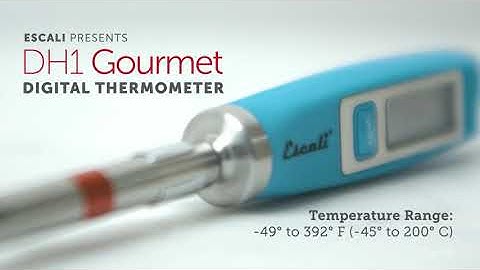 Escali DH1 Gourmet Digital Thermometer Highlight