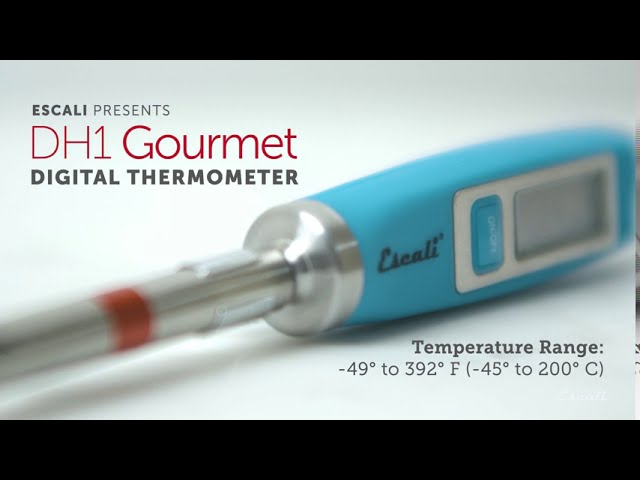 Escali DH1 Gourmet DIGITAL POCKET THERMOMETER 8 Probe for FRENCH