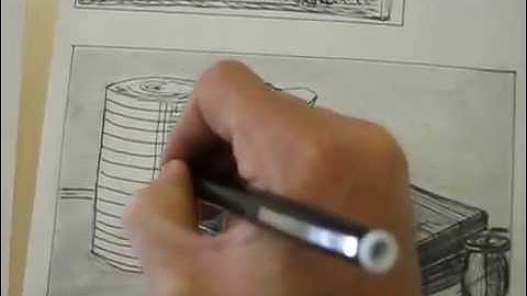 Crosshatching with Pen (Detailed Demo)