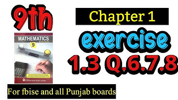 Exercise 1.3 - 9th Class Math || Question no.6.7.8 || Matrices