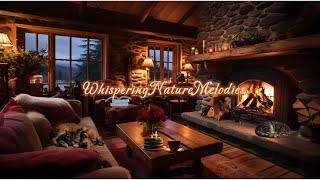 Cozy Rustic Home with Fireplace Crackling | Relaxing and Falling Asleep with Your Furry Pets by Whispering Nature Melodies 3 views 4 months ago 9 hours, 57 minutes