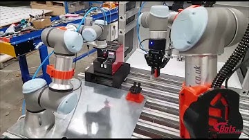 Automation of Production Line Using Universal Robot UR3 & UR5