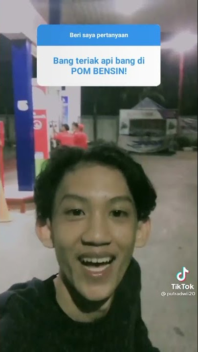 teriak api di pom bensin