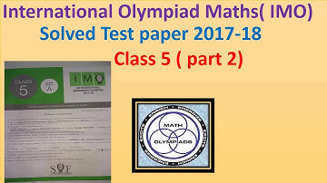 IMO class5 test paper 2017 -part2