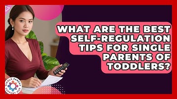 What Are The Best Self-regulation Tips For Single Parents Of Toddlers? - Single Parent Support Hub