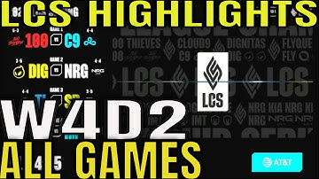 LCS Highlights Week 4 Day 2 ALL GAMES | LCS Spring 2023 W4D2