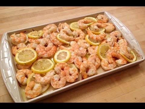 baked shrimp with lemon garlic crumbs