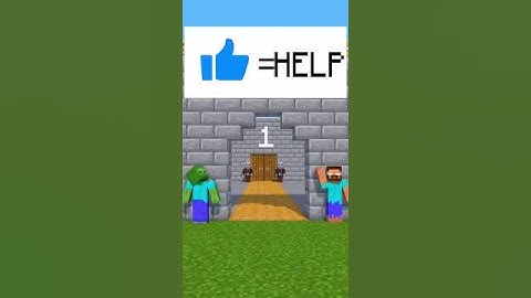 HELP Herobrine get Diamonds from Pillagers (Bones - Imagine Dragons) #herobrine #bones #minecraft