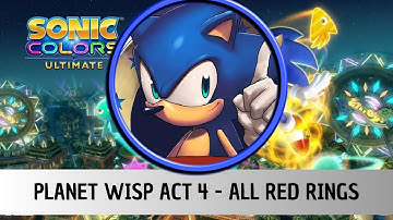 Sonic Colors: Ultimate - PLANET WISP ACT 4 - 100% Red Rings - Trophy/Achievement [ENG]
