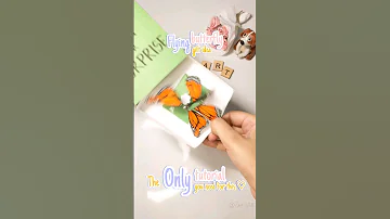 Magical ✨DIY Flying butterfly 🦋 gift tutorial 😯 #subscribe #diy #craft #cutegiftidea #tutorial