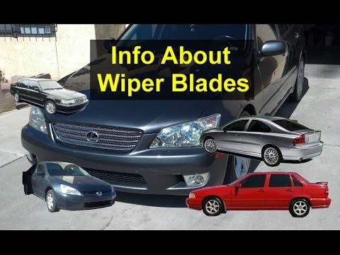 Information about windshield wiper blades, how to choose them, how long they last, etc. - VOTD
