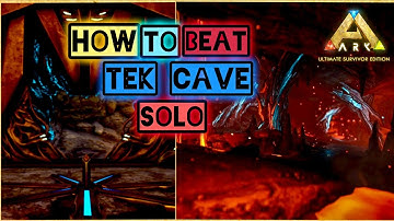 How to Beat the Tek Cave Solo Ark Mobile | Ark : Ultimate Mobile Edition