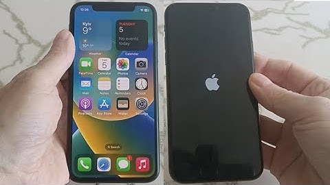 How to restart iphone x without touching screen (with buttons)