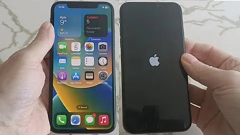 How to restart iphone x without touching screen (with buttons)