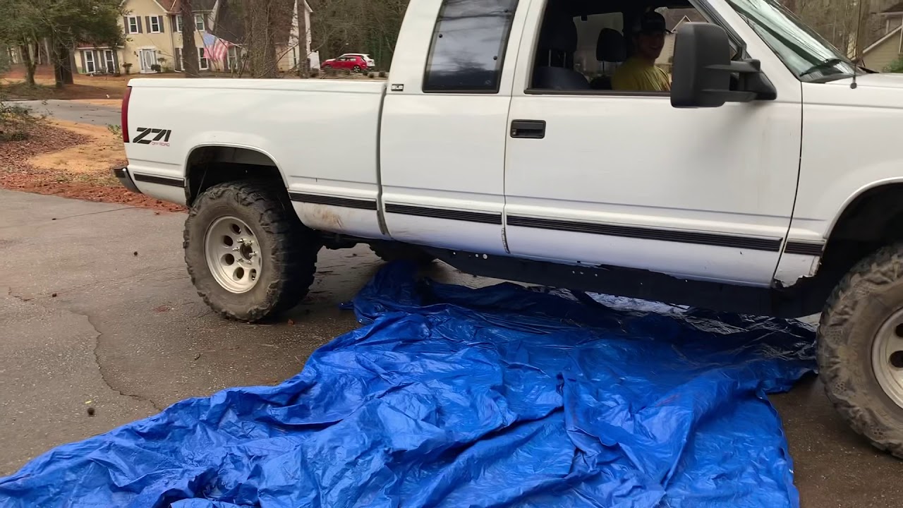 No muffler or cat on 95 Chevy 1500 5.7 vortec - YouTube
