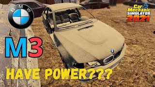 BMW M3 Restoration - Car mechanic simulator 2021 / Really Have this car power?? screenshot 2