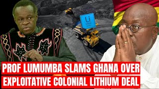 Prof PLO Lumumba Criticises Unfair Ghana Lithium Deal With Australian Mining Company