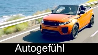 All-new Range Rover Evoque Convertible Cabriolet Preview Design/Technology