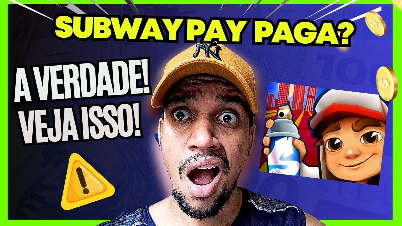 SUBWAY PAY PAGA MESMO? A VERDADE SUBWAY PAY JOGO QUE GANHA DINHEIRO 