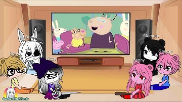 |Gacha Club| 🐷 Piggy characters react to Piggy Memes - Pedro Ruins EVERYTHING! |Gacha Life|