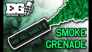 WP40  Green Smoke Grenade - Smoke Bomb - Smoke Effect