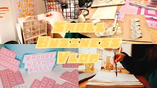 Small Business Studio Vlog - Packing 40+ orders, Making Stickers &amp; Mugs, and Daily Life