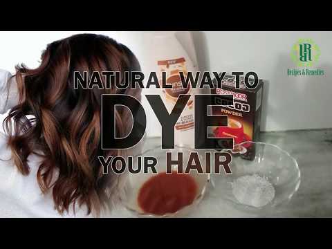 Natual Hair Dye - بال رنگ کرنے کا قدرتی طریقہ